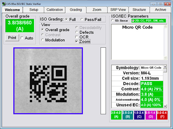 Desktop Barcode Verifier : LVS-9510-5-6.250 Microscan Desktop